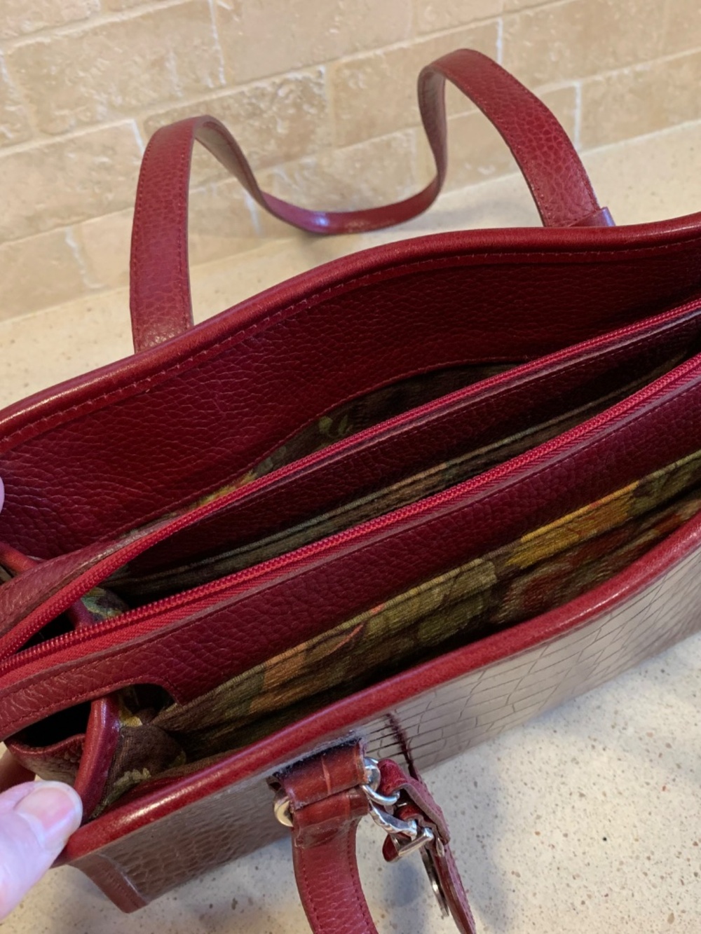 Brighton Red Handbag - Picture 9 of 13